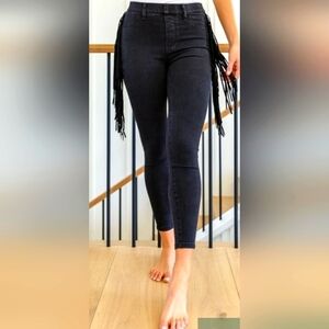 𝅺judy Blue Fringe Jeans  NWT